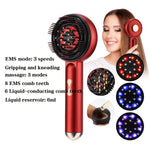 Electric Scalp Massage Comb with Serum Applicator